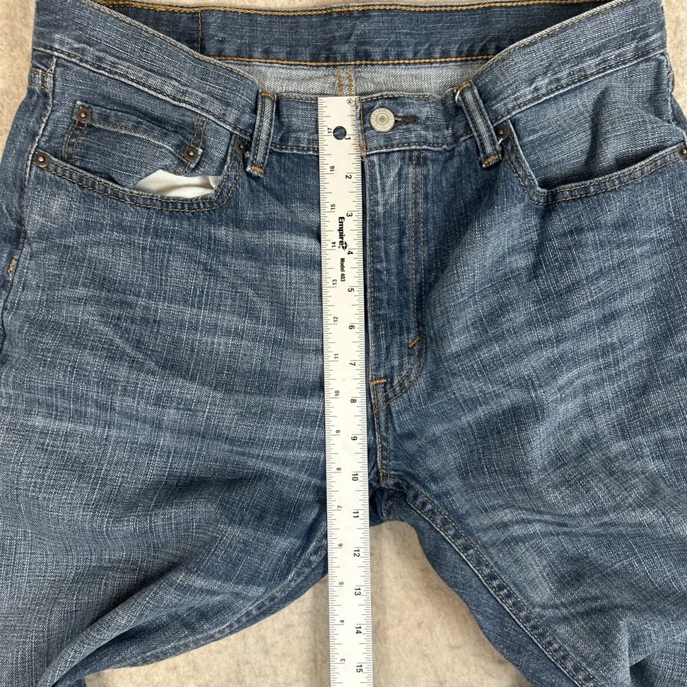 Levis 559 Jeans Men 34x32 Blue Loose Straight‎ Skater Baggy Grunge Distressed